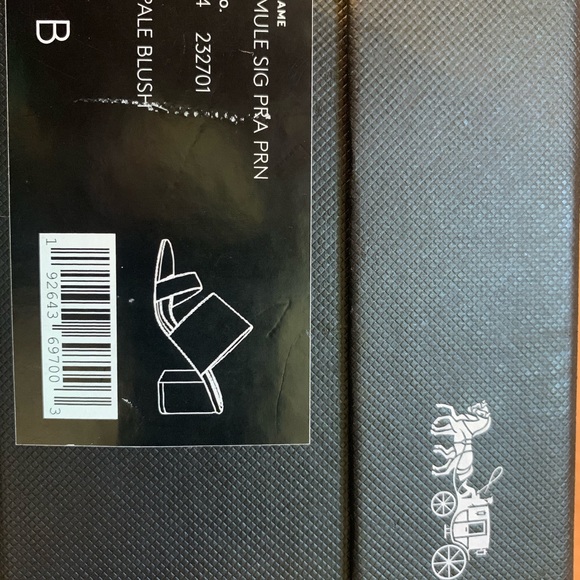 Coach Mae Mule With Floral Bow Print block heel - Picture 8 of 10